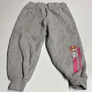 Paw Patrol Gray Joggers with Pink Details